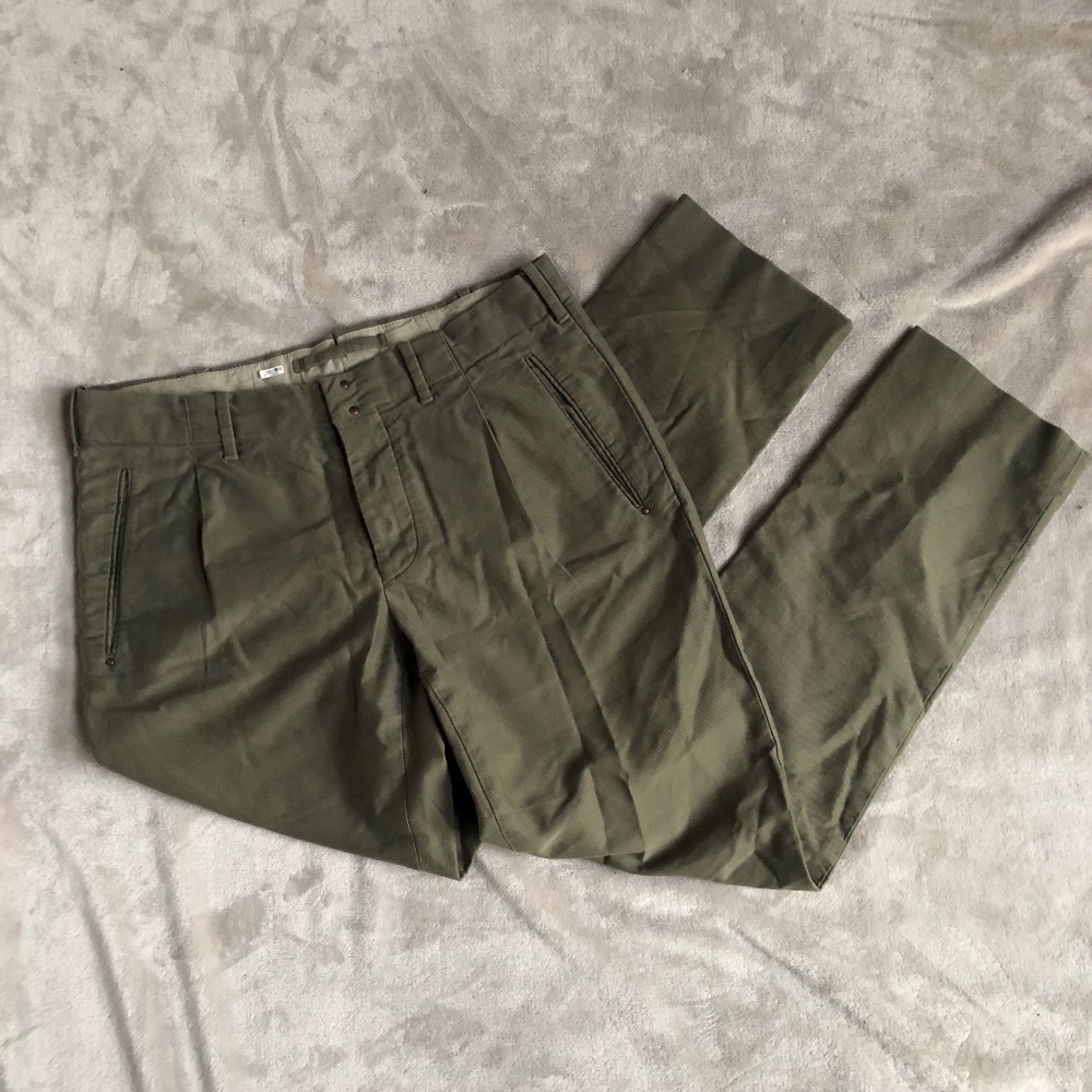 Incotex Slowear Slim Fit Pattern 30 Twill Trouser Pants